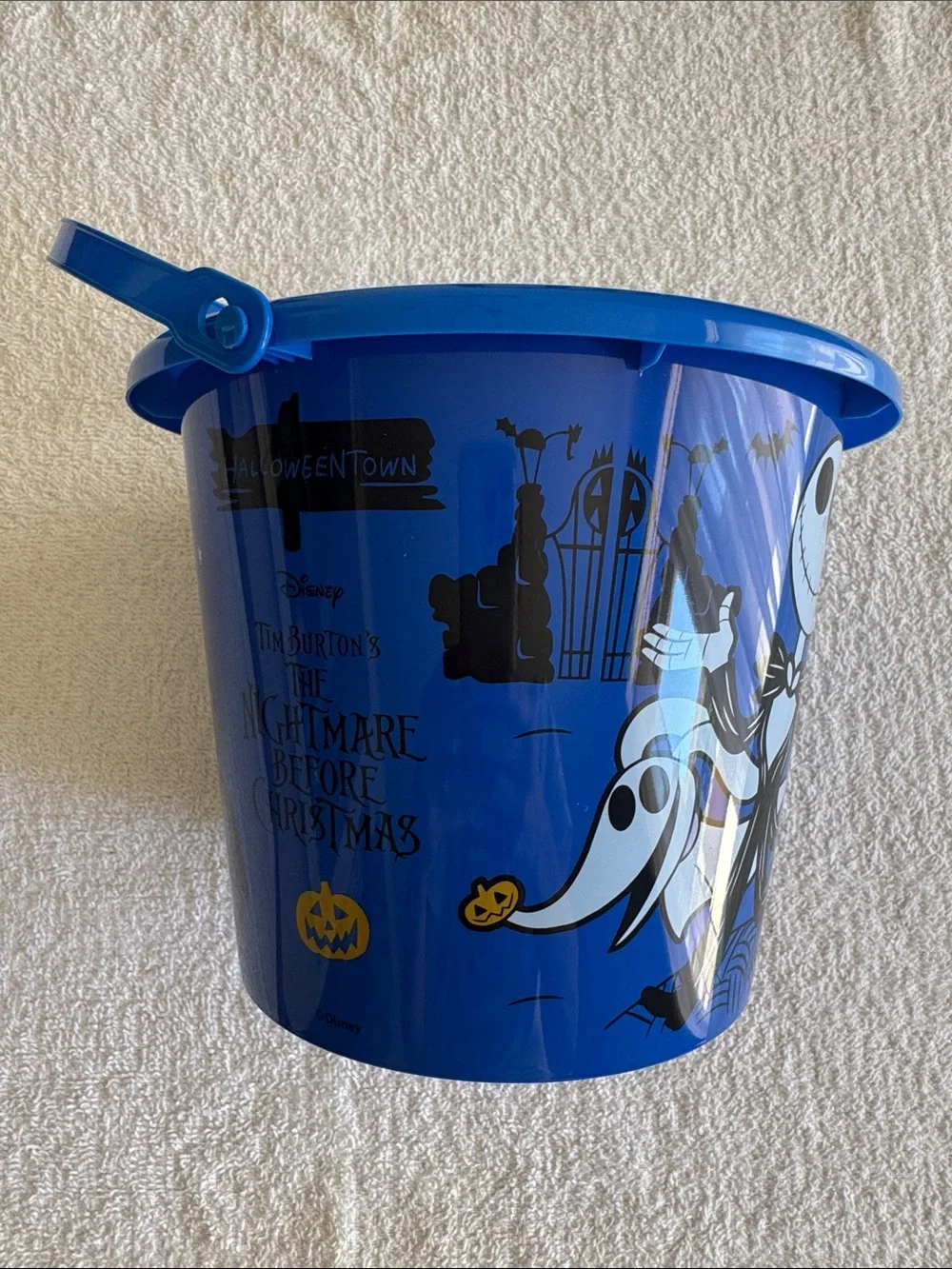 Disney The Nightmare Before Christmas Character Blue Trick-or-Treat Candy Bucket